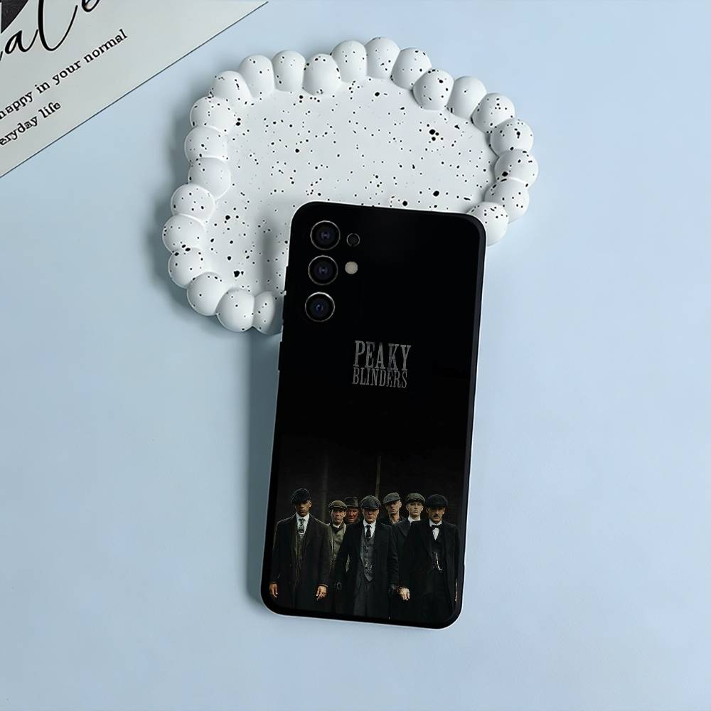 P-Peaky-B- Blinders-movie Black Soft Silicone Phone Case for Samsung S25, S24, S21, S22, S23, S30, Ultra, S20, Plus, FE, Lite