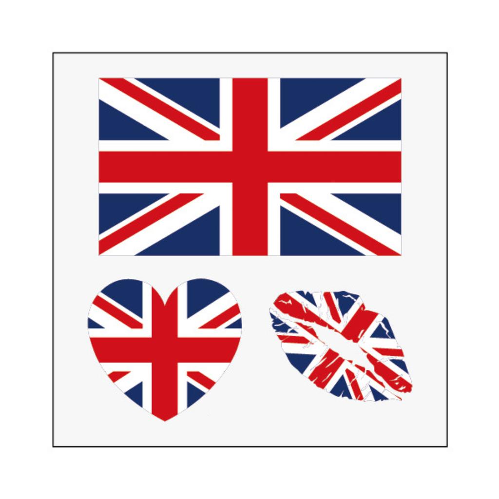 Flag Football Fan Tattoos/Face Stickers, Event Cheering Props, Suitable For Adults And Children.
