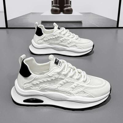 Mecha Men's Sports Shoes 2025 Summer New Mesh Breathable Casual Shoes Men's Versatile Trend Popular Dad Shoes