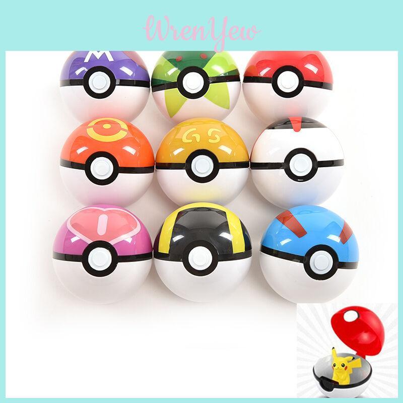 Classic Design Pokemon Pokeball 7cm Toy Ball And Pikachu Monster Figures Gift