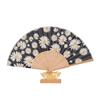 Custom Silk Paper Surface Bamboo Fan: Personalized Eco-friendly Souvenir Gift