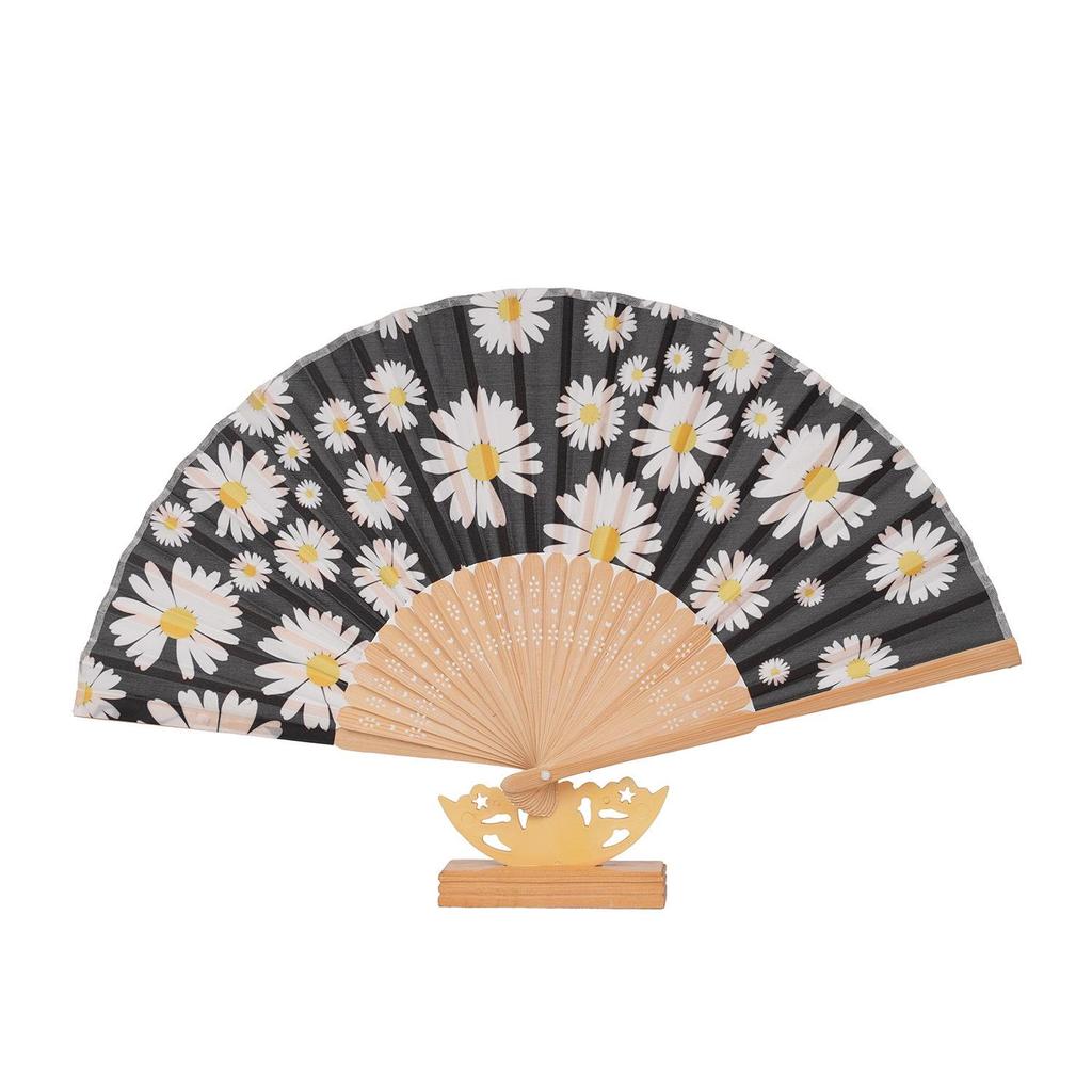 Custom Silk Paper Surface Bamboo Fan: Personalized Eco-friendly Souvenir Gift