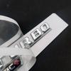 FUP1  ABS Chrome For Mercedes A 35 45 AMG W177 W176 A35 A45 A45S TURBO 4MATIC Car Trunk Letters Emblem Badge Logo Stickers Accessories