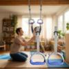 Gymnastics Rings Adjustable Strap Fitness Equipment Indoor Workout Professional Nonslip Handle