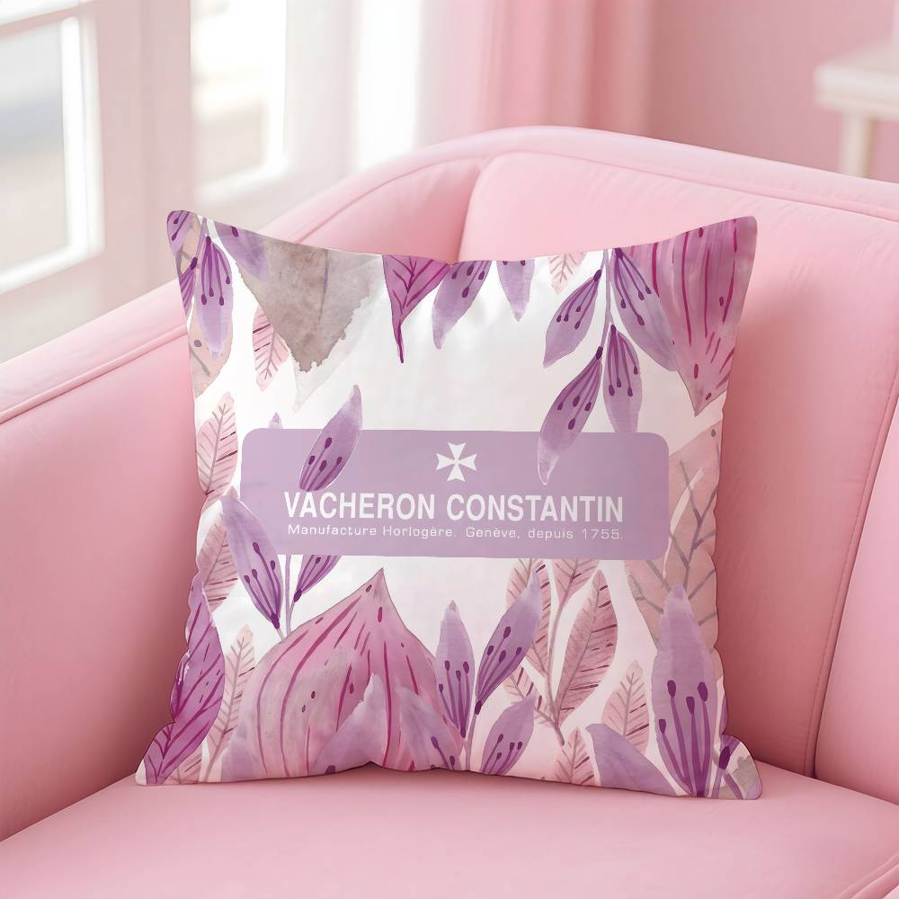 Mode V-Vacherons C-Constantin Kissenbezug Milbenschutz Kissenbezug Unsichtbarer Reißverschluss Seidiger Kurzplüsch Sofakissenbezug
