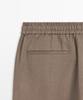 Masimodutti 100% Linen Relaxed Fit Pants