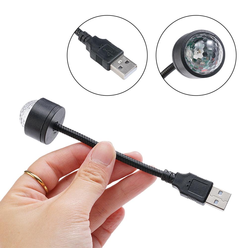 9 Modles Car Roof Star Light Interior LED Atmosphere Ambient Projector USB Decoration Night Light Multicolor Music Control