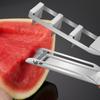 Ergonomic Kitchen Tool For Precise Watermelon Cantaloupe Slicing Stainless Steel Fruit Cutter Efficient Kitchen Gadget