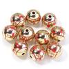 10pcs 16mm UV Print Xmas Acrylic Beads Christmas Beads Christmas Tree Snowflake Bell Beads For Jewelry Making Decoration Beads