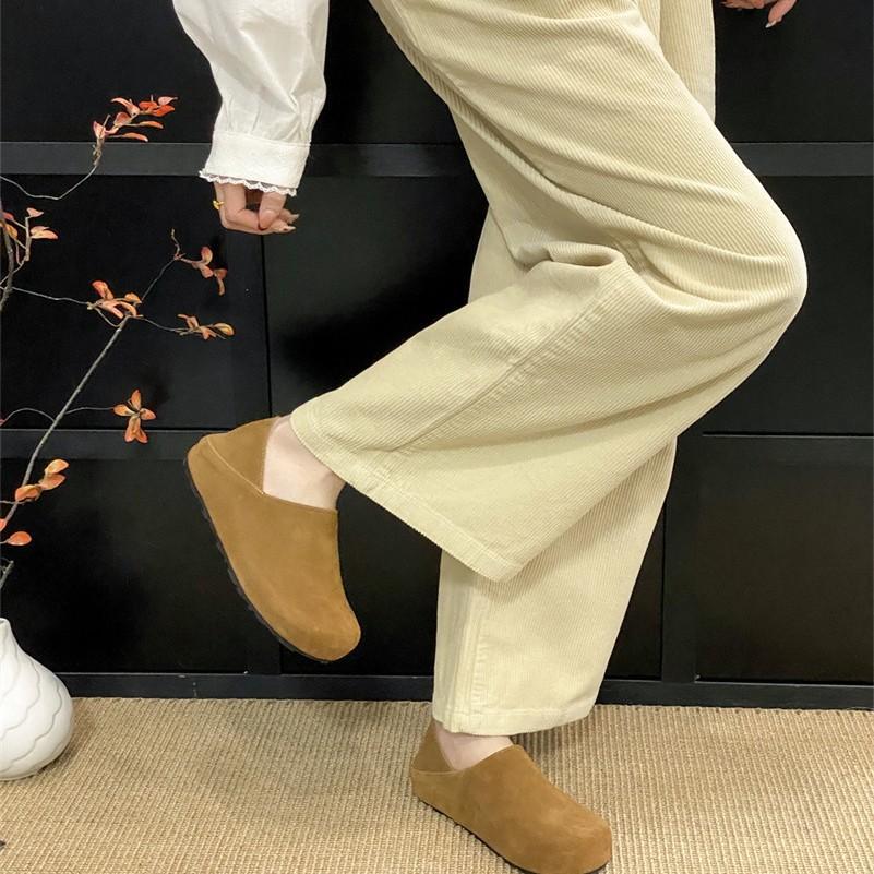 25 autumn and winter new soft leather matte acne shoes casual Boken shoes casual comfortable lazy versatile