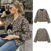 2025 Autumn Women's Leopard Print Cotton Coat