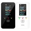 4-in-1 Temperature and Humidity Monitor with Digital Display Plug-in CO Detector Real-Time CO Monitor for Home Kitchen RV Travel