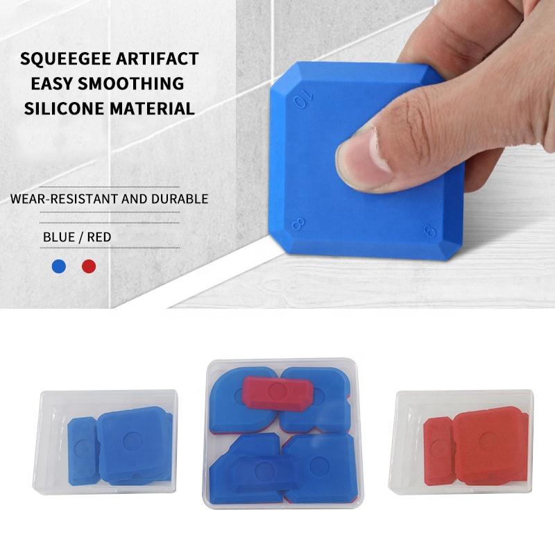 New Package Multi-function Corner Tile Grout Removal Tools Silicone Sealant Scraper 5pcs/plastic Box