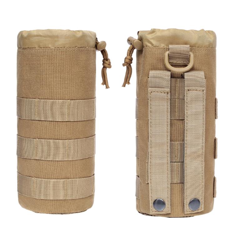 Tactic Drawstring Molle Water Bottle Holder Pouch Mesh Water Bottle Bag Carrier