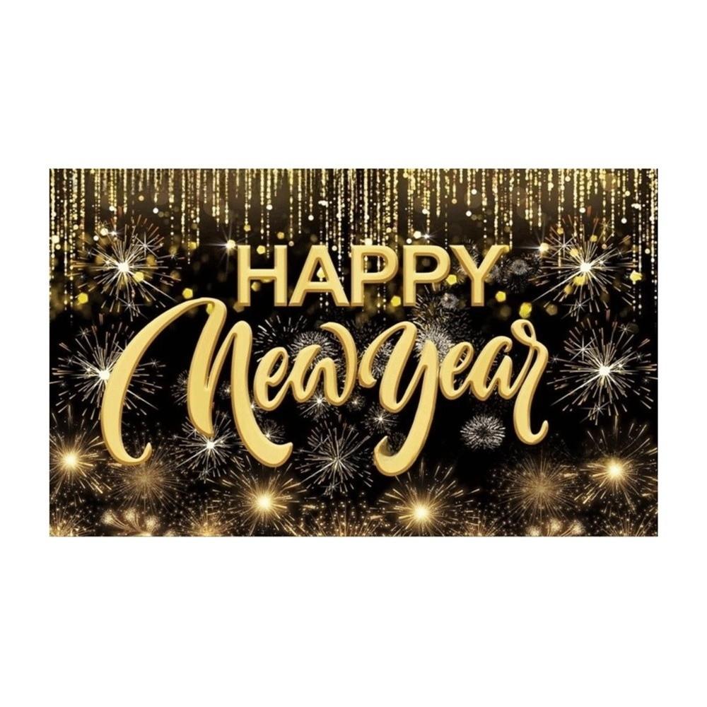 Banner 2026 Background Cloth 150x100CM New Year Wall Decor Cloth New Year Backdrop Porch Sign