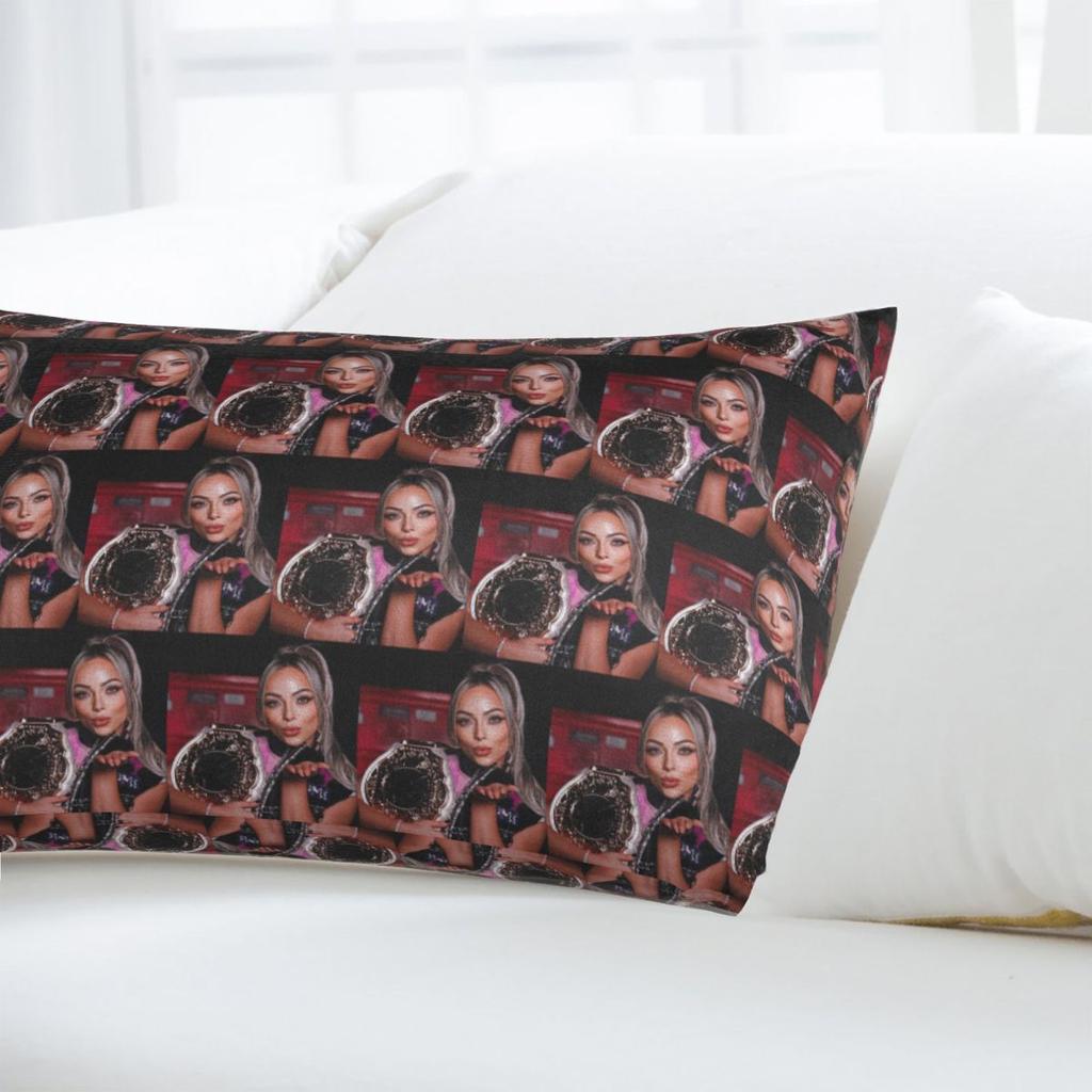Liv Morgan Rectangle Pillowcase Cushion Cover Decorative Bedroom Bed Home Comfort Throw Pillow