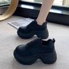 Small man increases height, platform dad shoes, women's spring and autumn versatile little white shoes with skirts, fashionable super hot casual spor