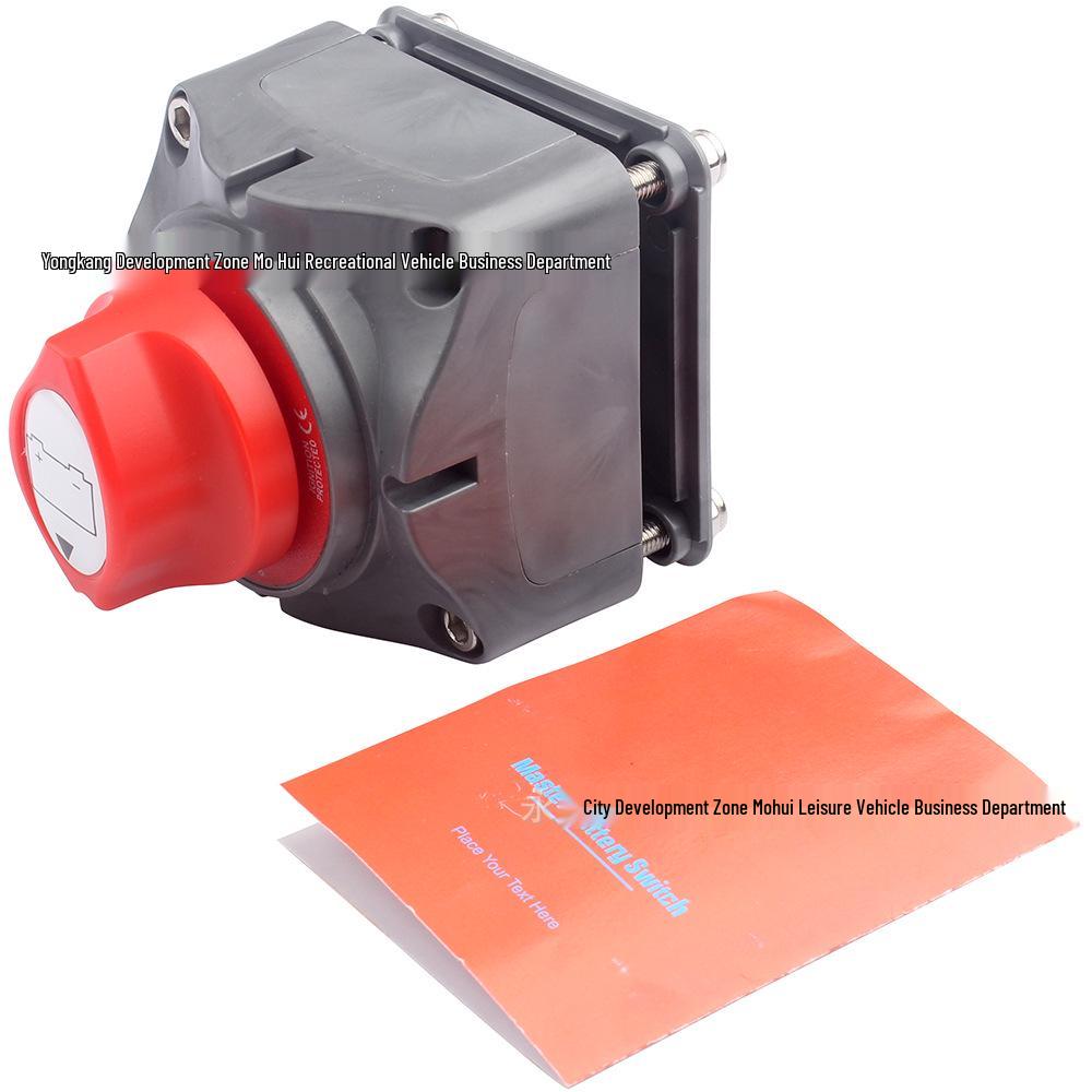 12V/48V Dual Battery Master Disconnect Switch for RVs, Cars, Boats, Yachts, and ATVs