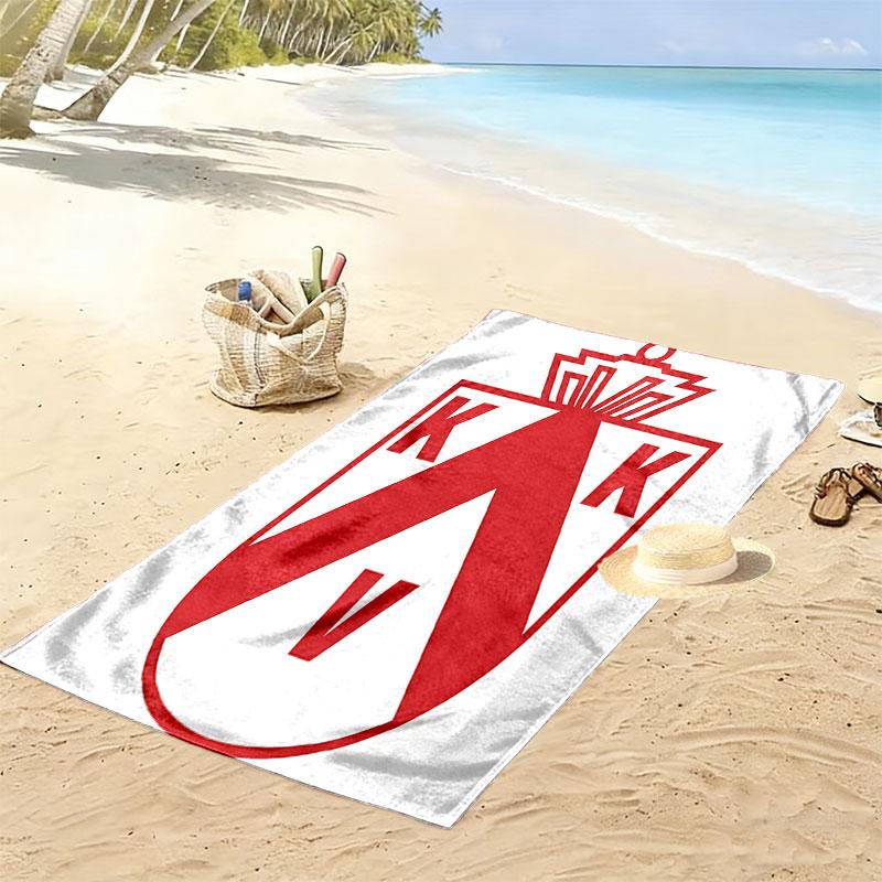 KV Kortrijk Print Beach Towel, Large Soft Quick Dry Towel for Beach Camping Swimming