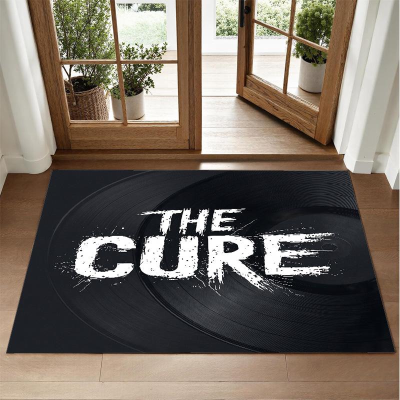 The Cure Design Crystal Velvet Rug Soft Decorative Mat for Bedroom Entrance