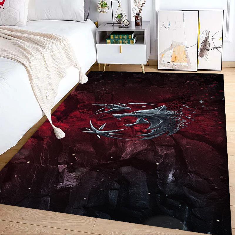 The Witcher's Fury carpet Living room and bedroom mats printing Dormitory decoration Room Fashion