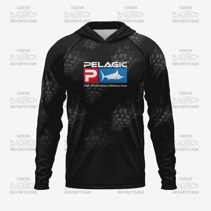 Cross Pelagic Unisex Kapuzen-Sonnenschutz-Fischereianzug mit UV-Schutz