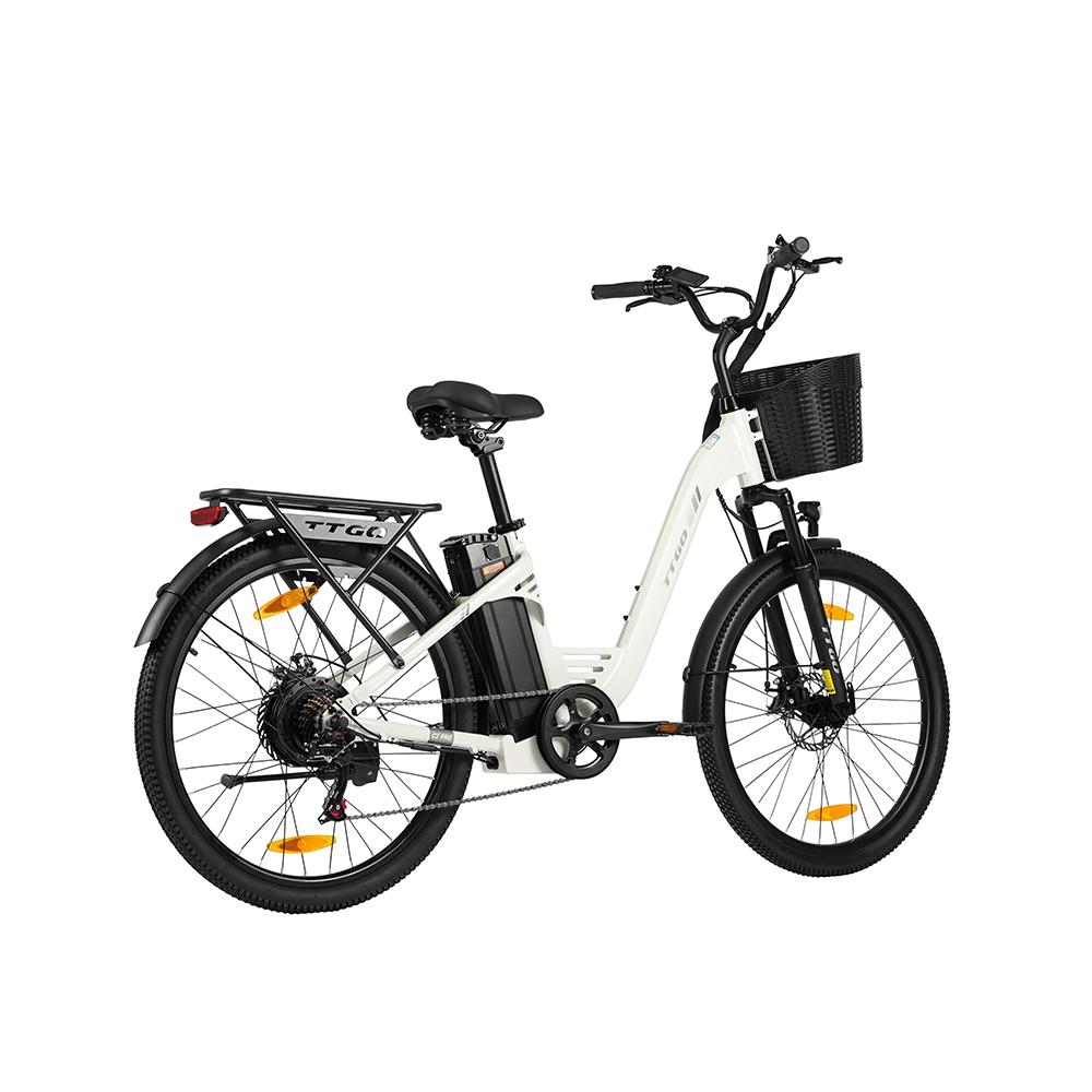 TTGO C2 PRO Commuter Electric Bike,36V 18Ah Battery, Shimano 7-Speed