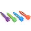 4Pcs PVC Children Diving Toys Kid Swim Kid Playing for Swimming Pool TrainingFour Color Combination