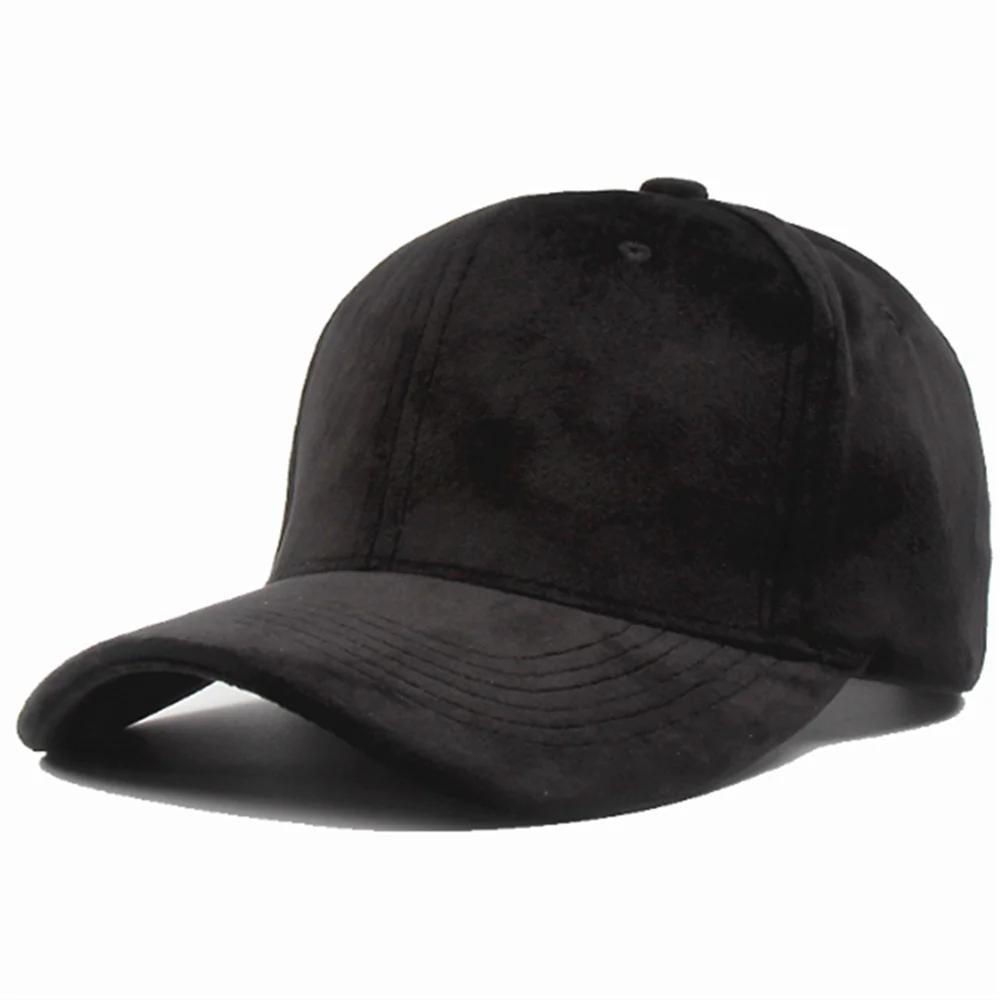 Czarna Szara Zamszowa Czapka Snapback Baseballówka Damska Modna Uliczna Hip Hopowa Kapelusz