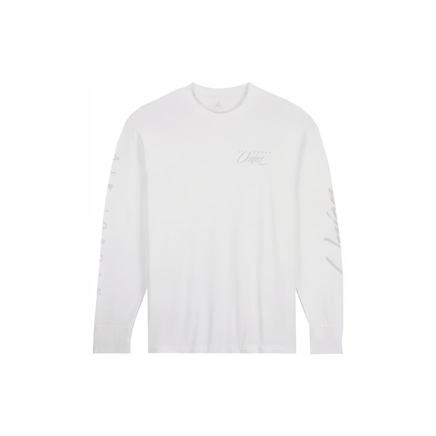 

Футболка с длинным рукавом Air Jordan x Union Белый/Серый туман Унисекс Топы DV7341-100 L