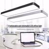 Minimalist Rectangular LED Pendant Light for Barber Shop, Office, or Living Room Ceiling