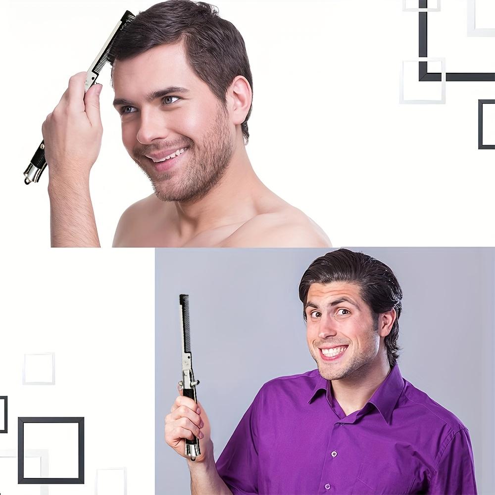 Men'S Styling Comb Dual-Use Fine-Toothed - Foldable Comb