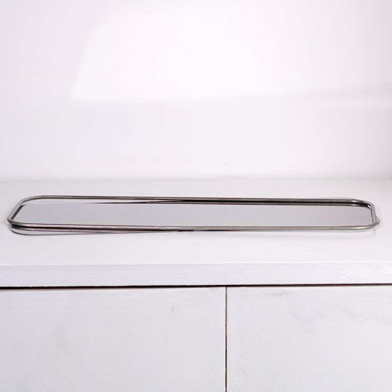 Modern Simple Creative Misaligned Tray Display Model House Sales Department Exhibition Hall Minimalist Rectangular Storage Tray Decoration