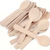 50/100pcs 14cm Disposable Wooden Spoon Fork Set for Party Wedding Cake Tasting Batch Practical Tableware Party Peripherals