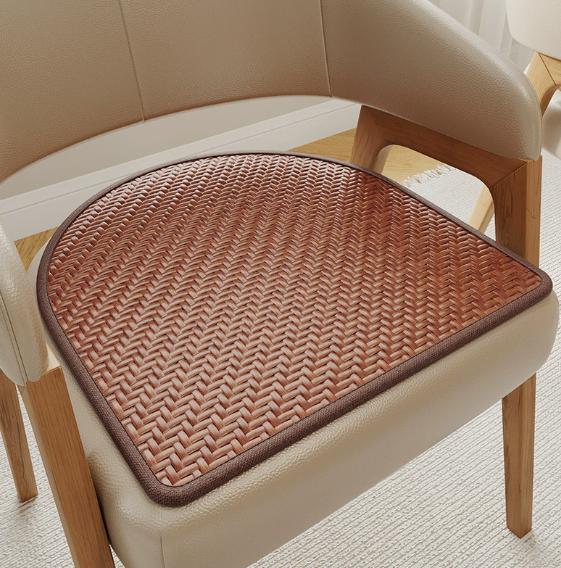 Ice Rattan Breathable Cool Cushion, Non-slip Sweat Resistant Chair Mat, Universal Summer Cooling Seat Pad for Home Office Car