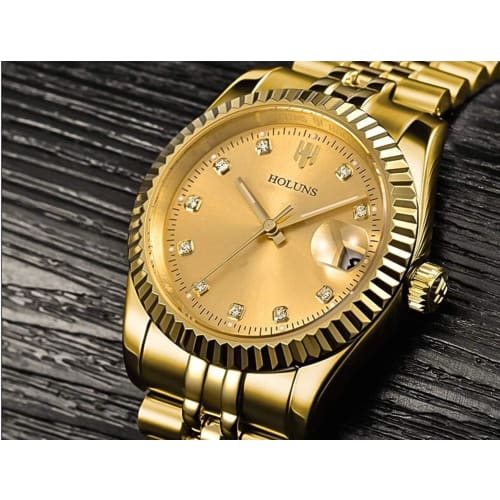 Gosasa Full Gold Till Men's Watch with Automatic Mechanical Winding