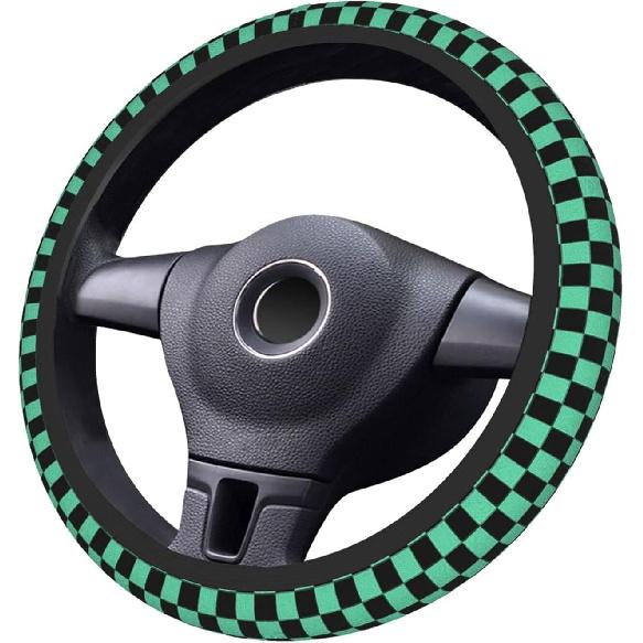 Universal Auto Steering Wheel Cover for Men Women, Neoprene Car Wheel Protector, Anti-Slip Car Steering Wheel Grip Wrap Protective Case Cover for
