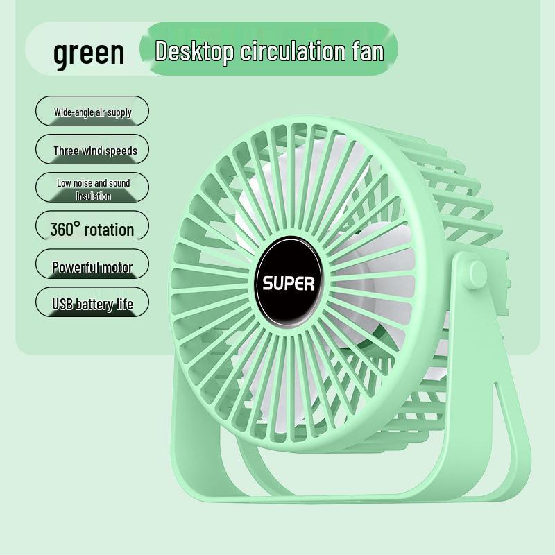 

Ultra-Quiet Portable Desktop Mini Fan - 2026 Model for Office, Dorm & Study 4-inch