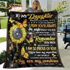 To My Daughter Plush Butterfly Quilt Blanket,Flannel Blanket Throw Blanket for Living Room Bedroom Bed Sofa Gift for Daughter