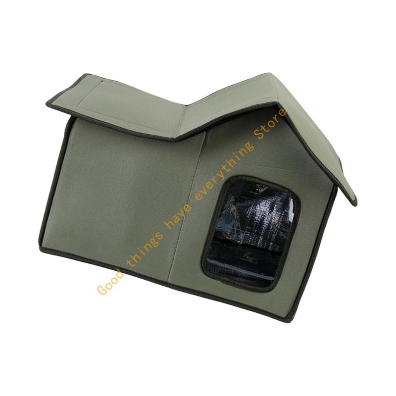 Waterproof Oxford Fabric Dog Shelter Pet Nest Offering Warm Insulation for Long Time Warmth of Stray Animals 55KF