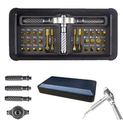 Atașați șurubelniță, set de șurubelnițe magnetice, șurubelniță DIY 30 în 1, formă de șurubelniță comutabilă pentru a se adapta la diverse reparații la domiciliu