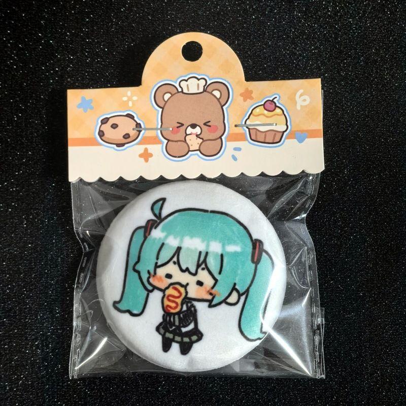 Hatsune Miku Cute Mini Plush Squeeze Toy Mini Fan Merchandise Lovely Gift for Gifting Stress Relief & Mood Soothing