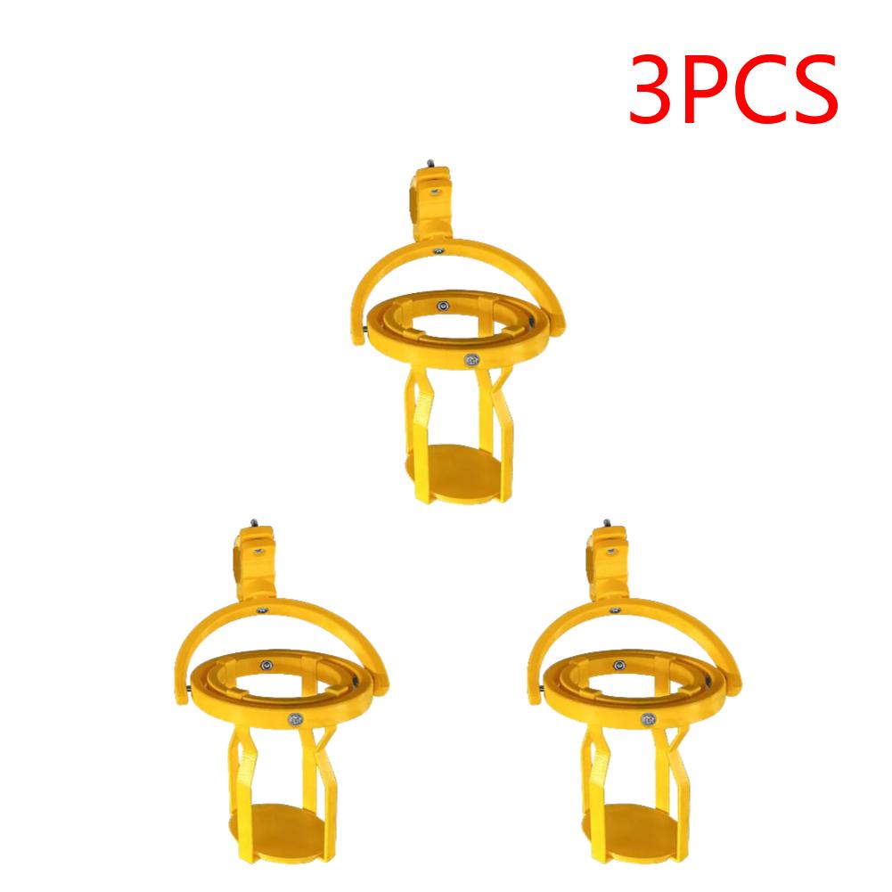 1-5PCS Gyroscopic Cup Holder Self Leveling Cup Holder Clamp Adjustable Clip On Hanging Cup Holder for Bicycles Electric Scooters