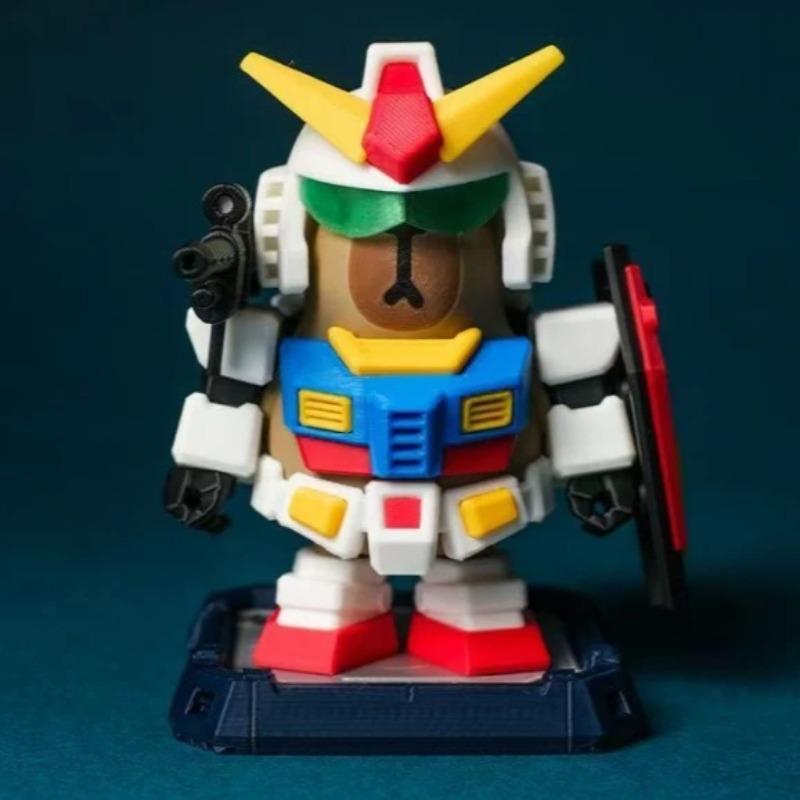Creative New Cartoon Capibala Magnetic Mecha Armor Fun Doll Hand-Made Game Around The Special Decoration Decorative Toys Genuine