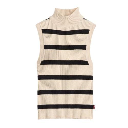 Levis Womens/Ladies Tulip High-Neck Sleeveless Crop Top