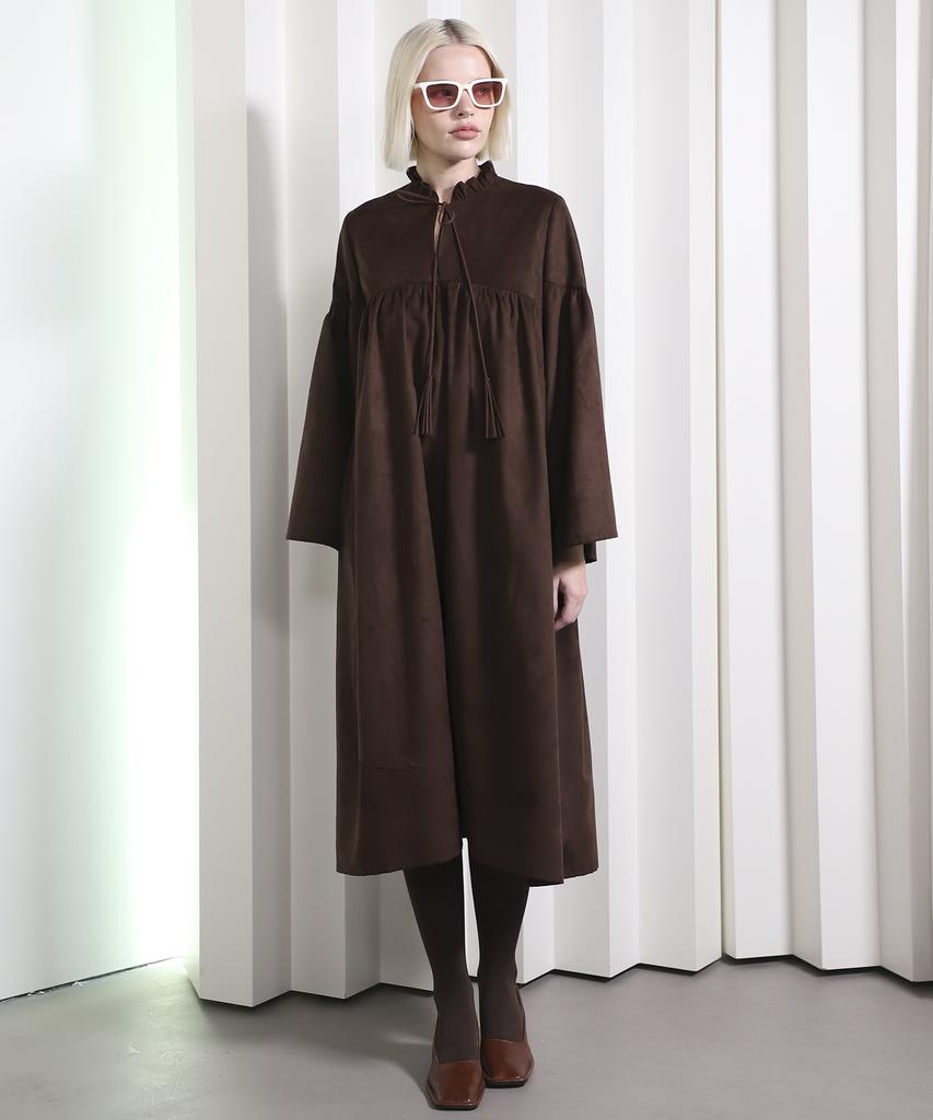 Tina Blossom Tad Brown Dress