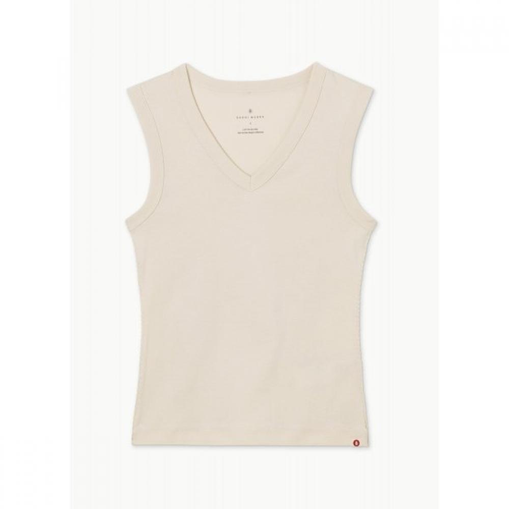 Budhi Mudra Women Essential V sleeVeless Bone White B61002atn51 V08