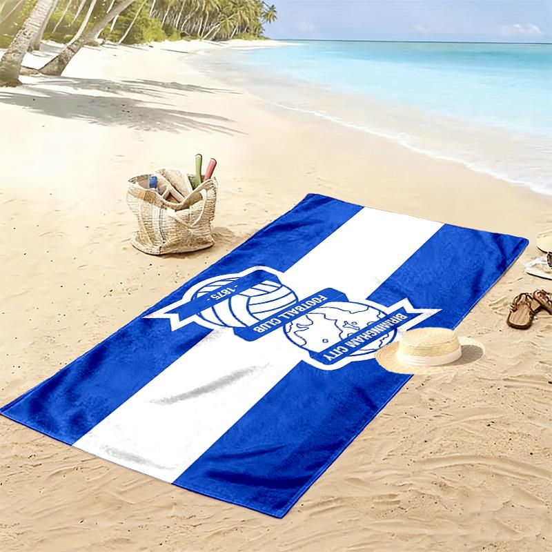 Birmingham City Print Beach Towel, Large Soft Quick Dry Towel for Beach Camping Swimming
