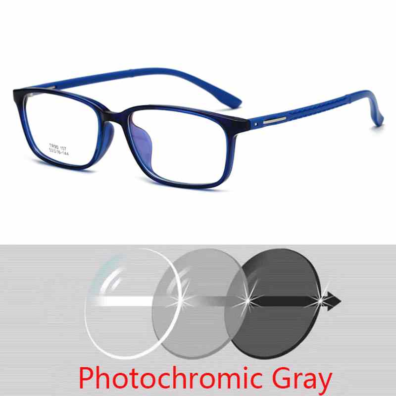 Ultralight  Myopia Glasses Women&Men Fashion Square Plastic Frame Anti Blue Nearsighted Glasses With -0.5 -1.0 -1.5 To -6.0