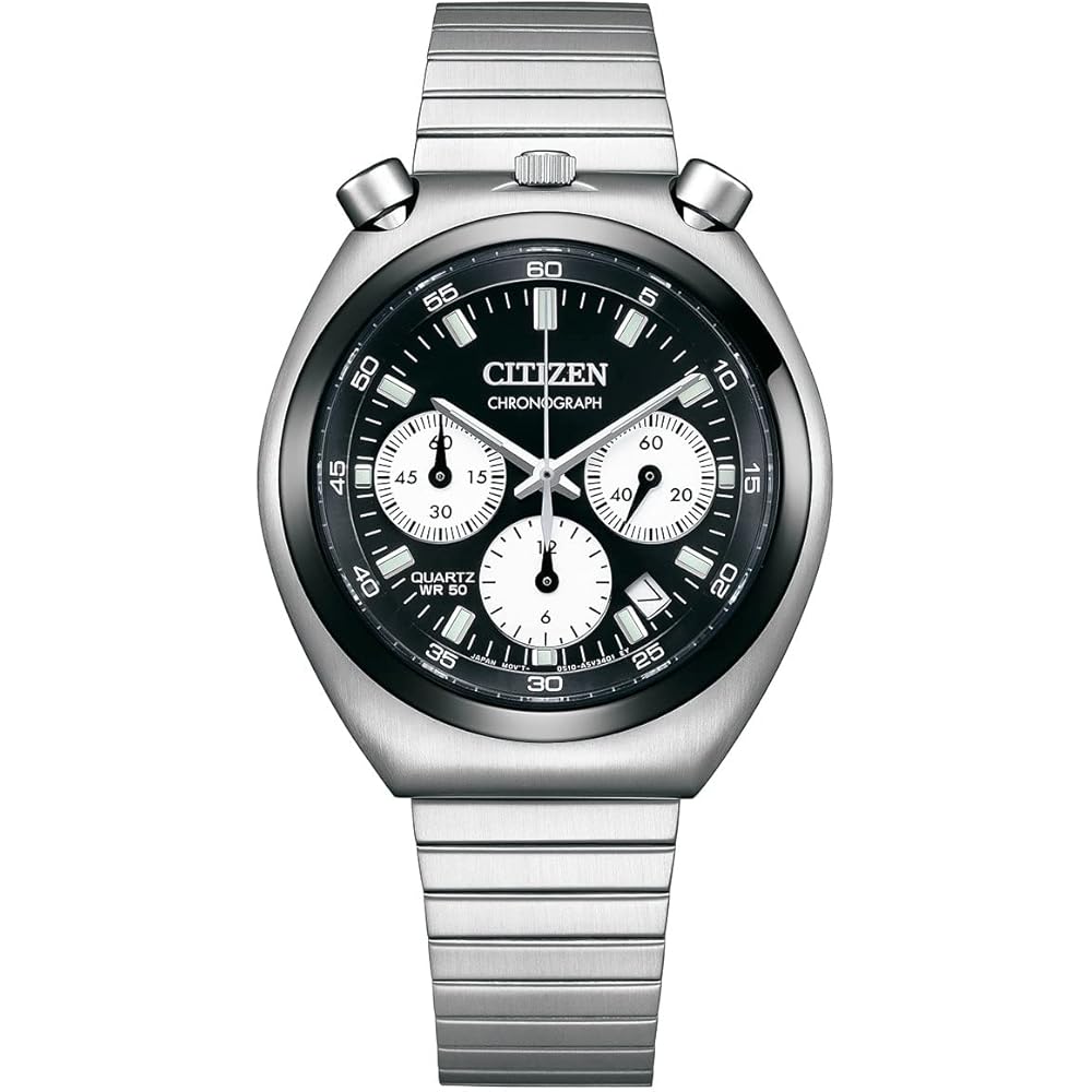 Citizen Citizen Collection Record Label Tsuno Chrono Men s Watch Black Stainless Steel 43mm